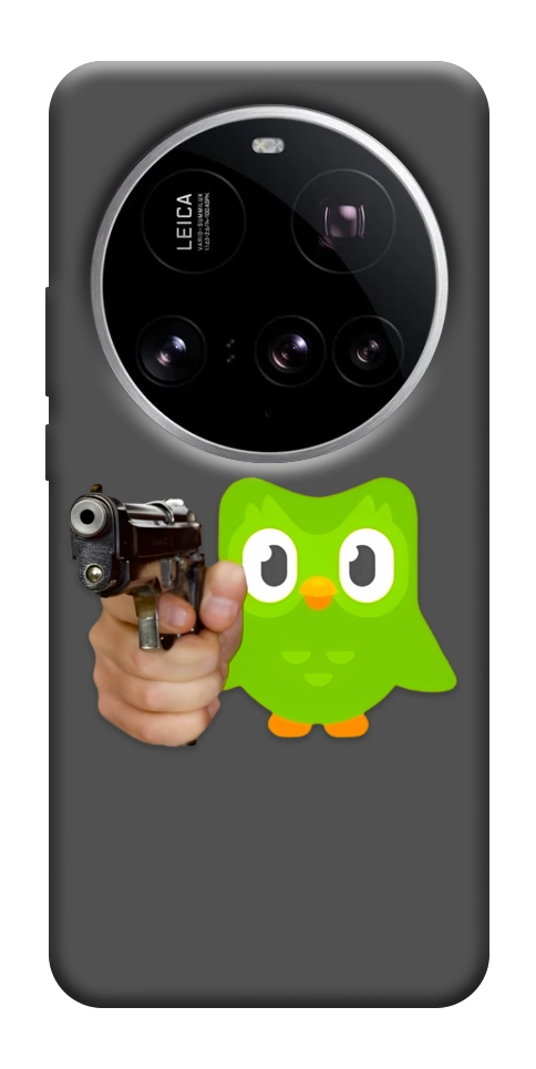Чехол Duolingo meme для Xiaomi 15 Ultra