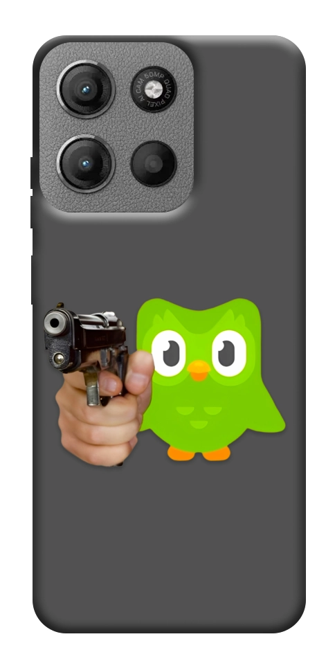 Чехол Duolingo meme для Motorola Moto G15 4G