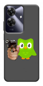 Чехол Duolingo meme для Realme Note 60