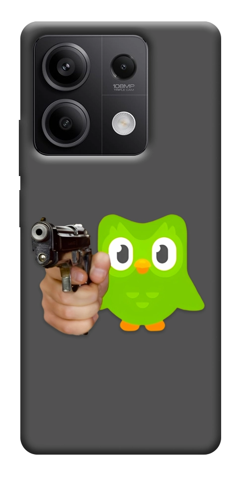 Чохол Duolingo meme для Xiaomi Redmi Note 13 5G
