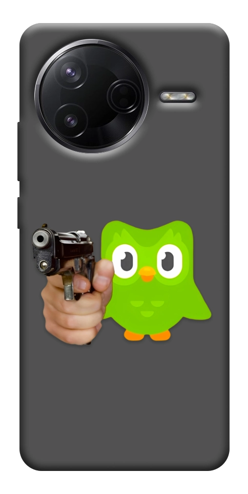 Чохол Duolingo meme для Xiaomi Poco F7 Pro
