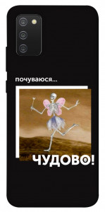 Чехол Happy skelet для Galaxy A02s