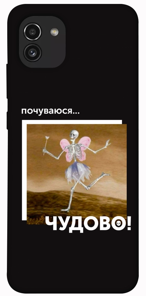 Чохол Happy skelet для Galaxy A03
