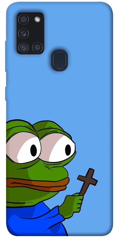 Чохол Pepe frog для Galaxy A21s (2020)