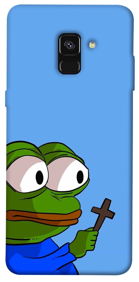 Чехол Pepe frog для Galaxy A8 (2018)