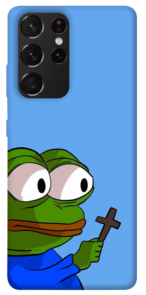 Чохол Pepe frog для Galaxy S21 Ultra