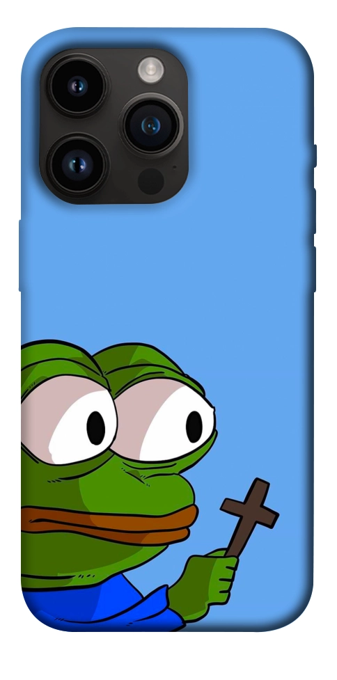 Чехол Pepe frog для iPhone 14 Pro