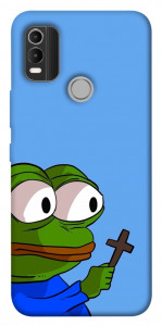 Чехол Pepe frog для Nokia C21 Plus