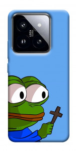 Чехол Pepe frog для Xiaomi 14 Pro