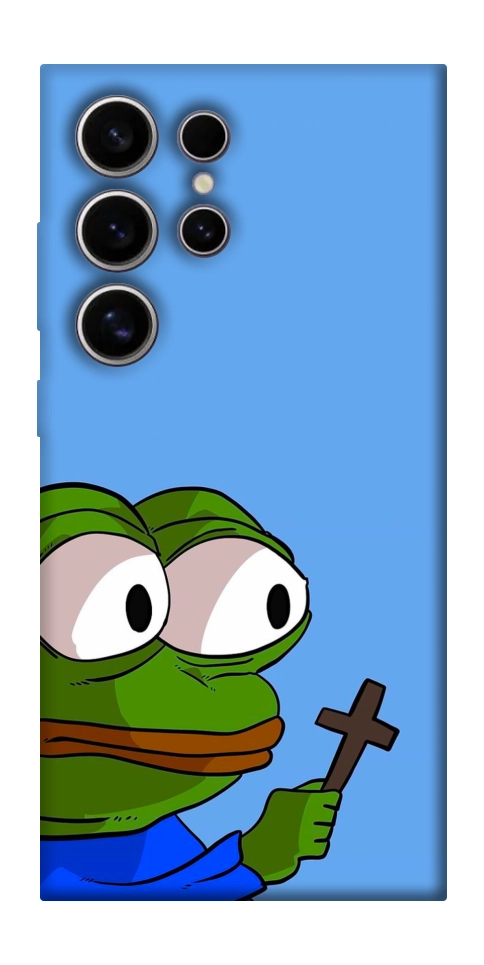 Чехол Pepe frog для Galaxy S25 Ultra