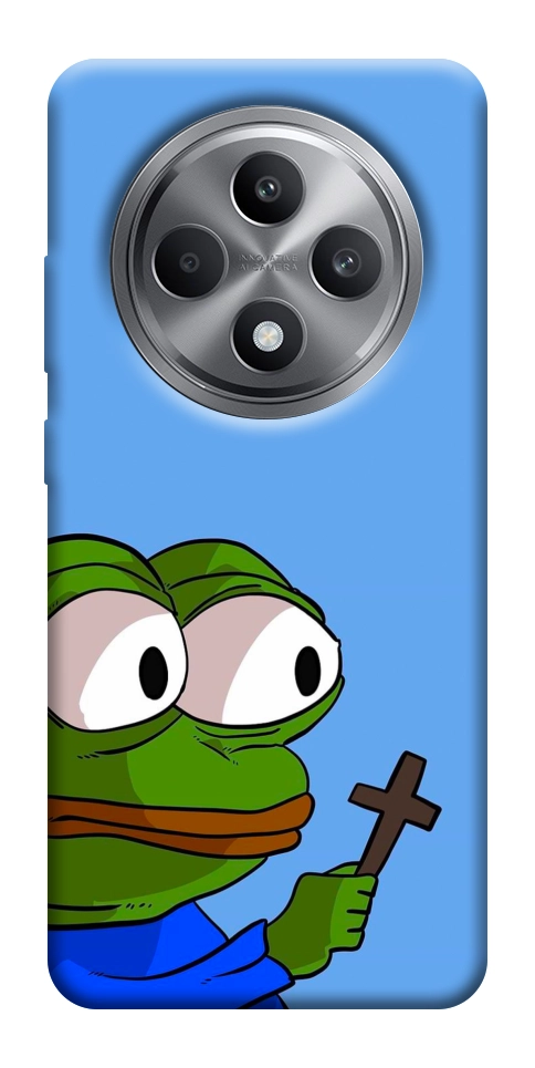 Чехол Pepe frog для Oppo Reno 12 F 4G