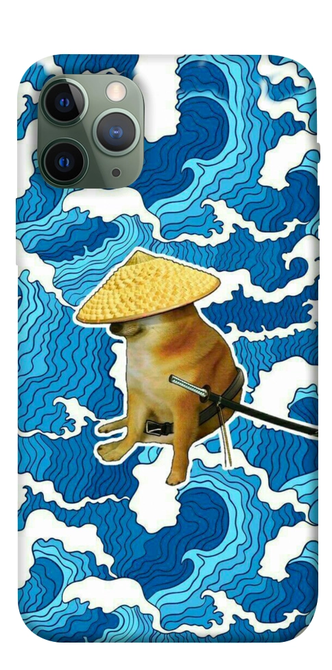 Чехол Sad dog samurai для iPhone 11 Pro