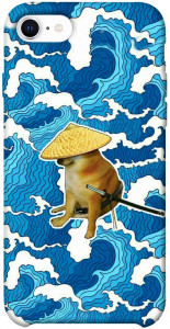 Чехол Sad dog samurai для iPhone SE (2020)