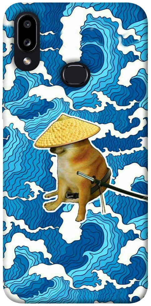 Чехол Sad dog samurai для Galaxy A10s (2019)