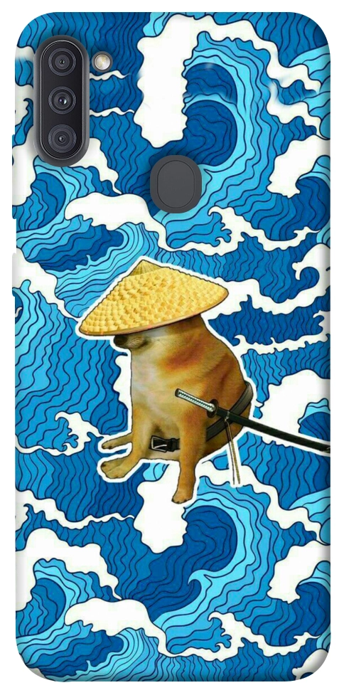 Чехол Sad dog samurai для Galaxy A11 (2020)