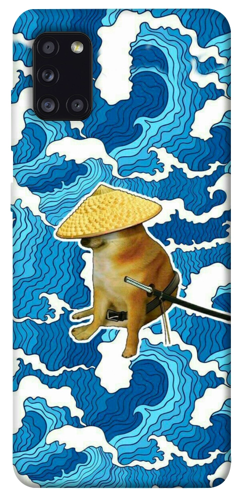 Чохол Sad dog samurai для Galaxy A31 (2020)