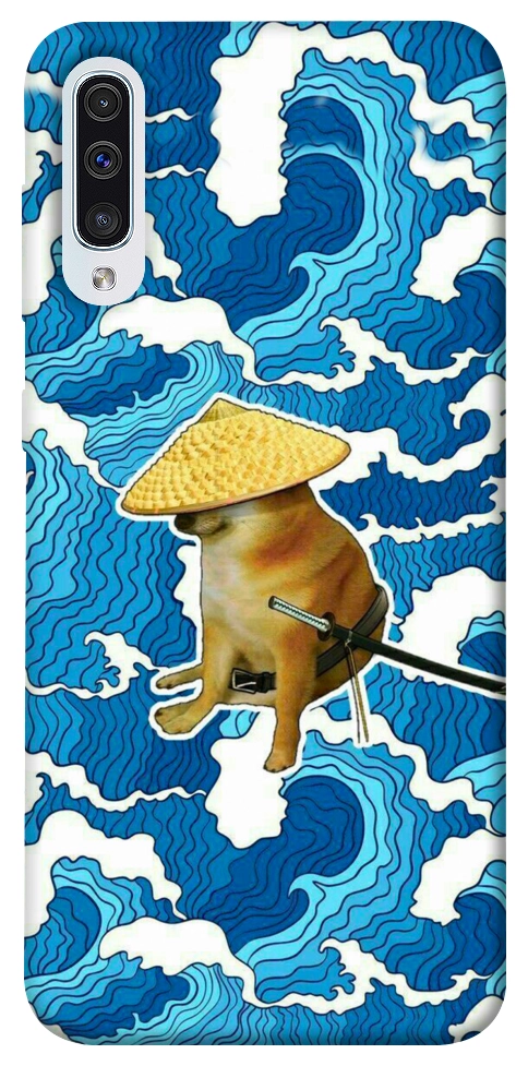 Чехол Sad dog samurai для Galaxy A50 (2019)