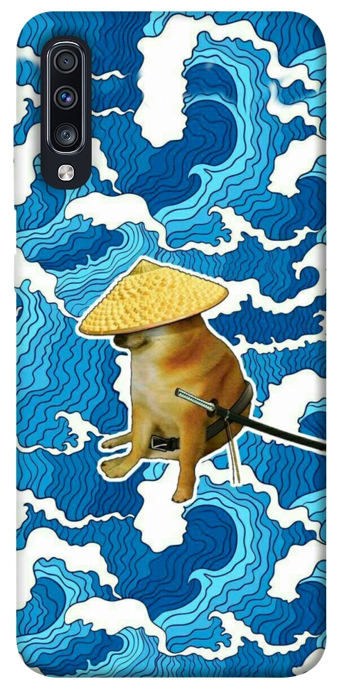 Чохол Sad dog samurai для Galaxy A70 (2019)
