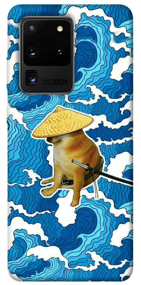 Чохол Sad dog samurai для Galaxy S20 Ultra (2020)