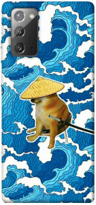 Чехол Sad dog samurai для Galaxy Note 20