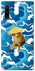 Чехол Sad dog samurai для Galaxy Note 10 (2019)