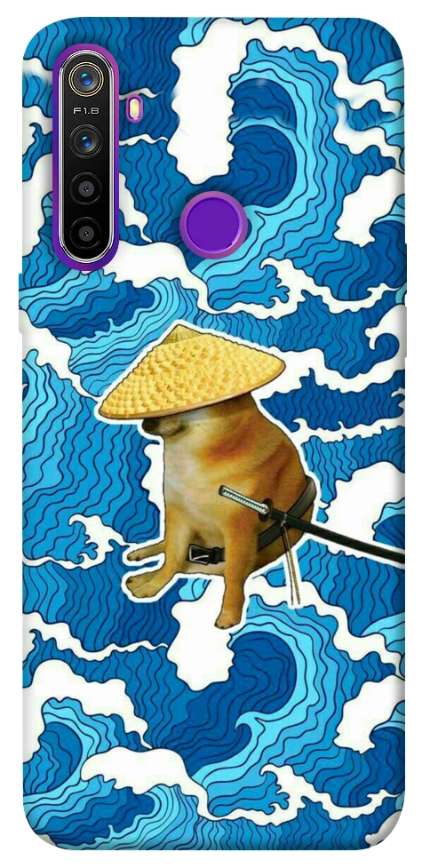 Чохол Sad dog samurai для Realme 5