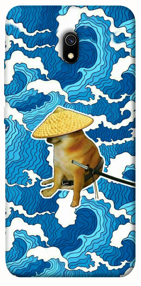 Чехол Sad dog samurai для Xiaomi Redmi 8a