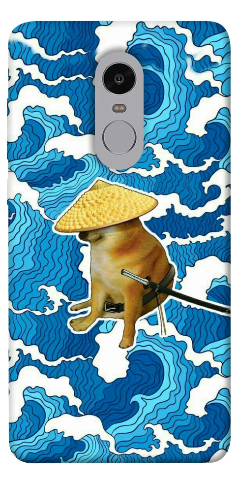 Чехол Sad dog samurai для Xiaomi Redmi Note 4X
