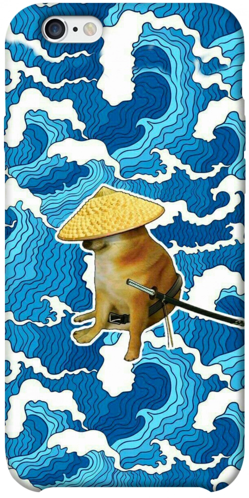 Чехол Sad dog samurai для iPhone 6S Plus