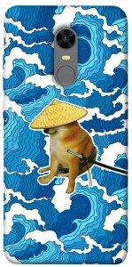 Чехол Sad dog samurai для Xiaomi Redmi 5 Plus