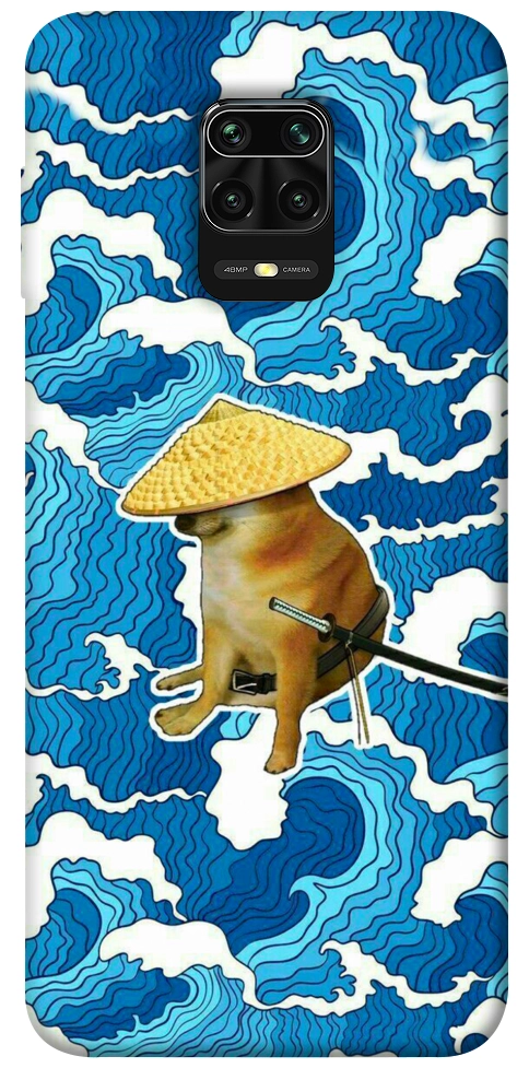 Чохол Sad dog samurai для Xiaomi Redmi Note 9 Pro