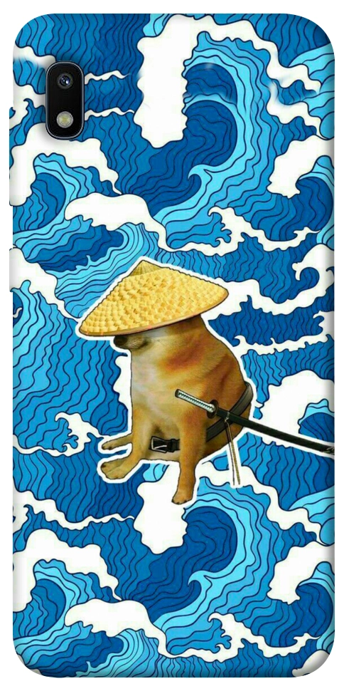 Чехол Sad dog samurai для Galaxy A10 (A105F)