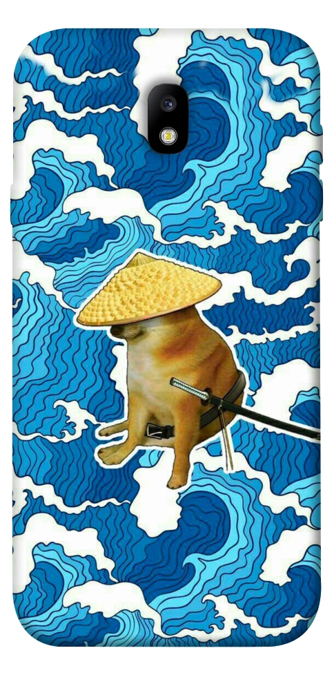 Чехол Sad dog samurai для Galaxy J7 (2017)