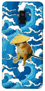 Чехол Sad dog samurai для Galaxy A8 (2018)
