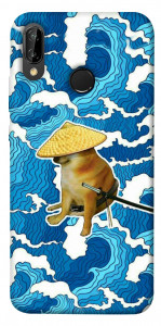 Чехол Sad dog samurai для Huawei P20 Lite