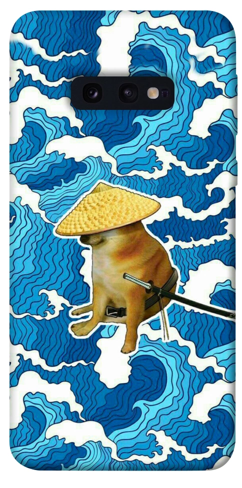 Чехол Sad dog samurai для Galaxy S10e