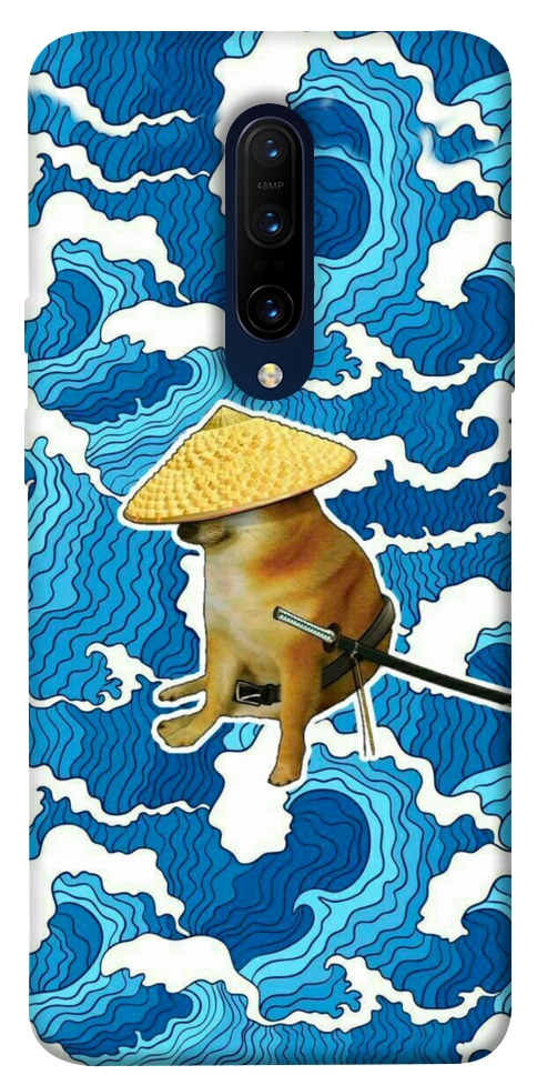 Чехол Sad dog samurai для OnePlus 7 Pro