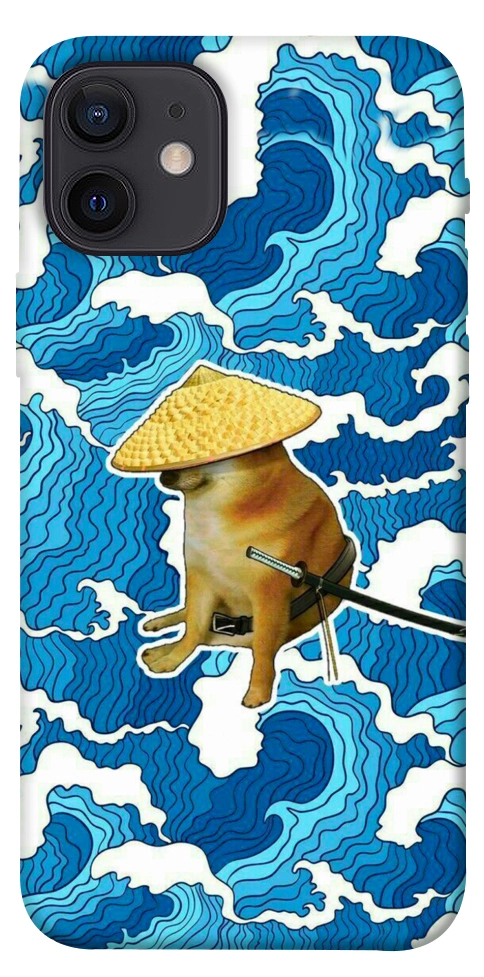 Чехол Sad dog samurai для iPhone 12