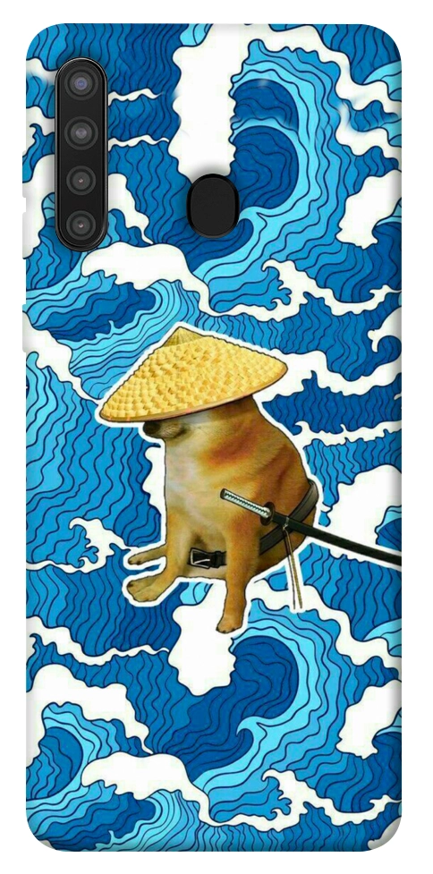 Чохол Sad dog samurai для Galaxy A21