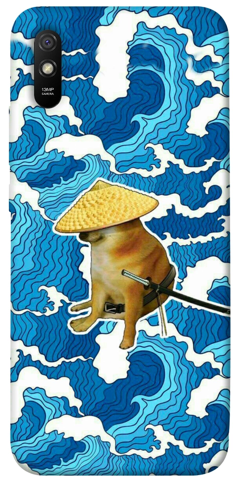 Чехол Sad dog samurai для Xiaomi Redmi 9A