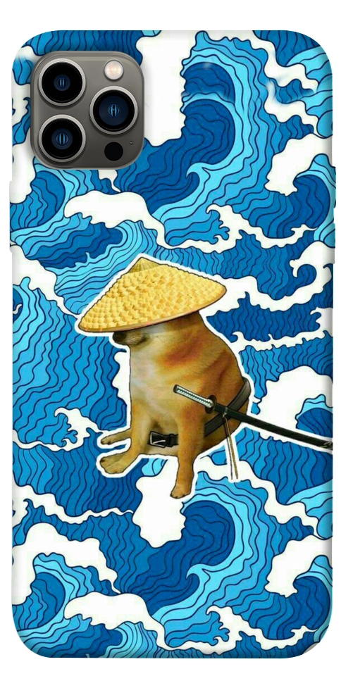 Чехол Sad dog samurai для iPhone 12 Pro