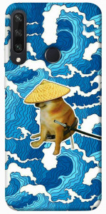 Чохол Sad dog samurai для Huawei Y6p
