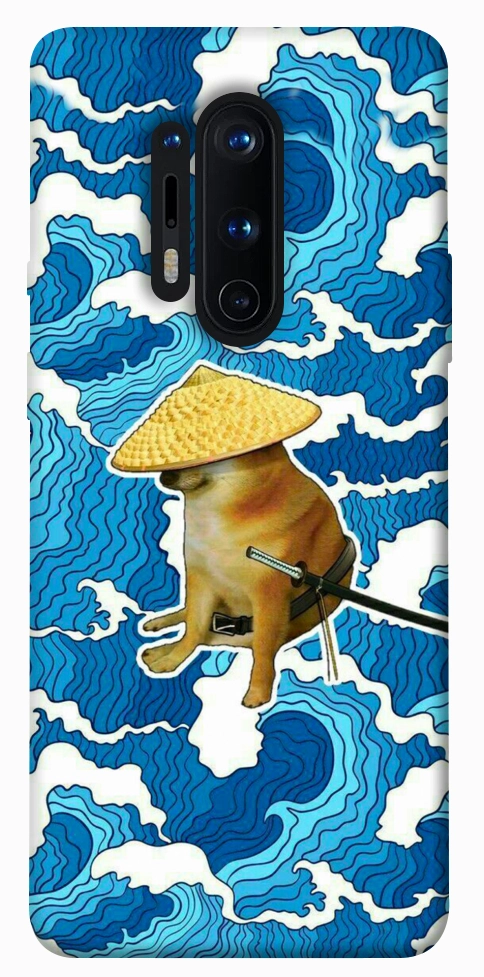 Чохол Sad dog samurai для OnePlus 8 Pro