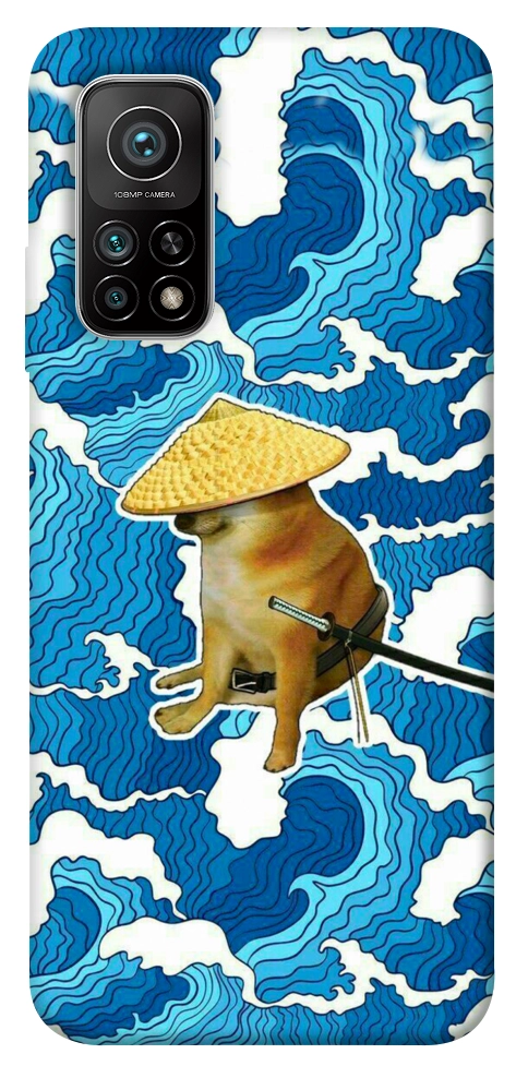 Чехол Sad dog samurai для Xiaomi Mi 10T Pro