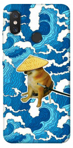 Чехол Sad dog samurai для Xiaomi Mi 8