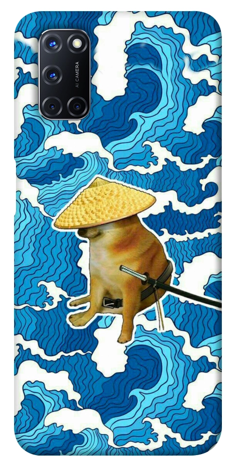 Чехол Sad dog samurai для Oppo A92