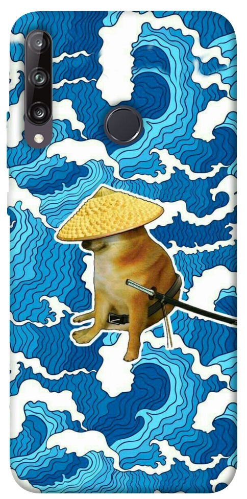 Чохол Sad dog samurai для Huawei P40 Lite E
