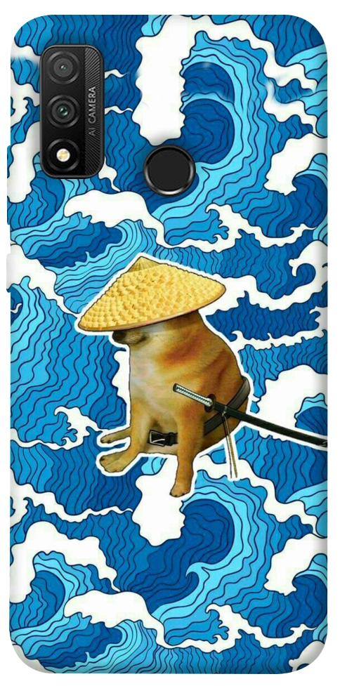 Чохол Sad dog samurai для Huawei P Smart (2020)