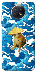Чехол Sad dog samurai для Xiaomi Redmi Note 9T