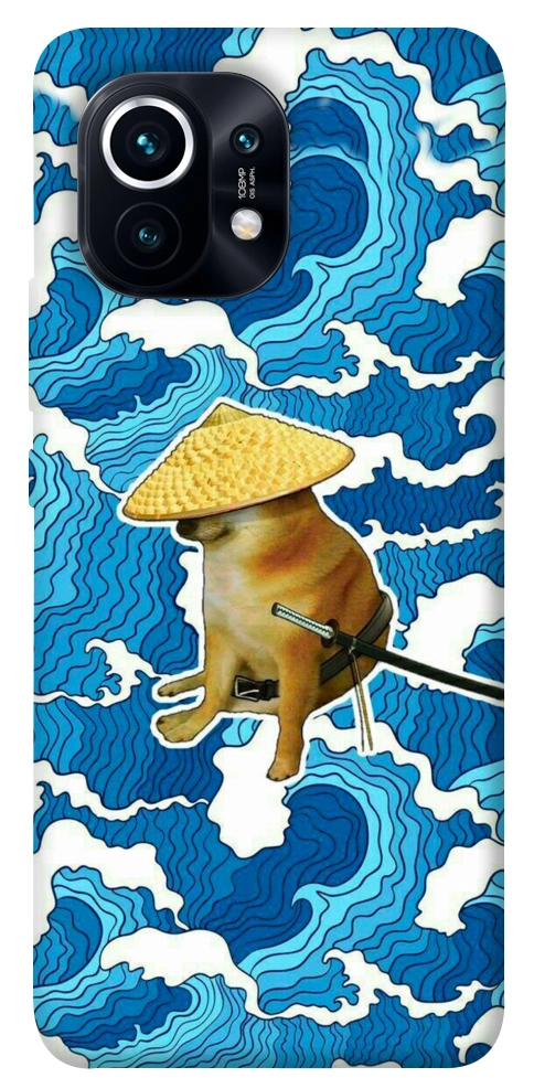 Чехол Sad dog samurai для Xiaomi Mi 11